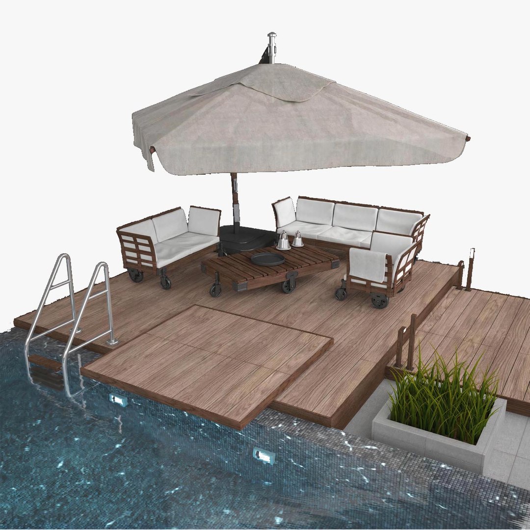 Swimming Pool Equipment 3D Model TurboSquid 2037556