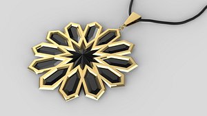 Traditional Moroccan Necklace 3D print model