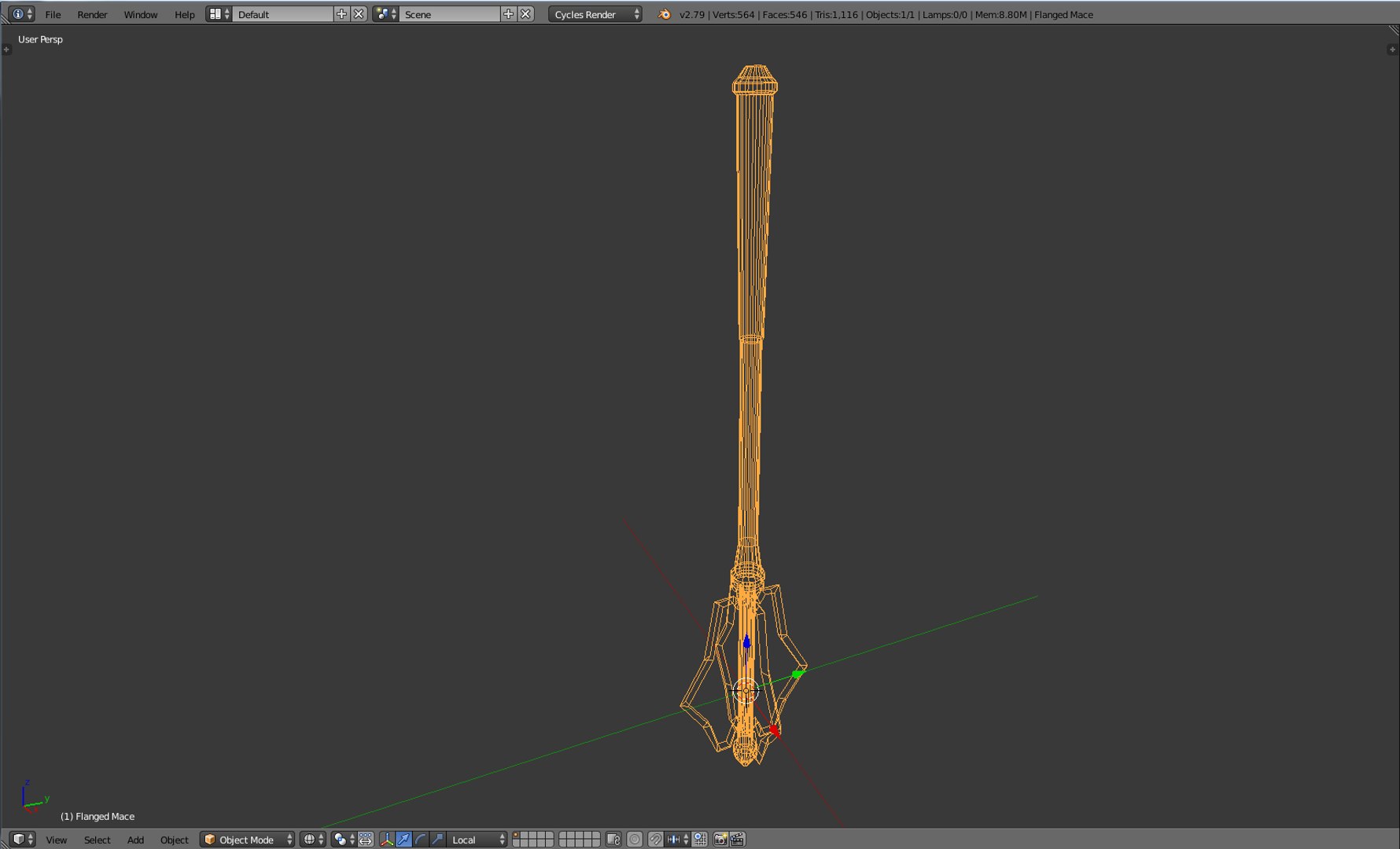 Kit 6 maces 3D model - TurboSquid 1264678