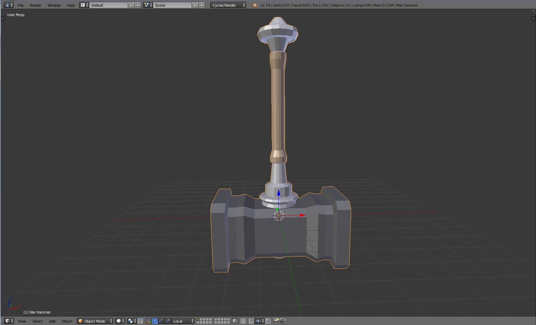 Kit 6 maces 3D model - TurboSquid 1264678