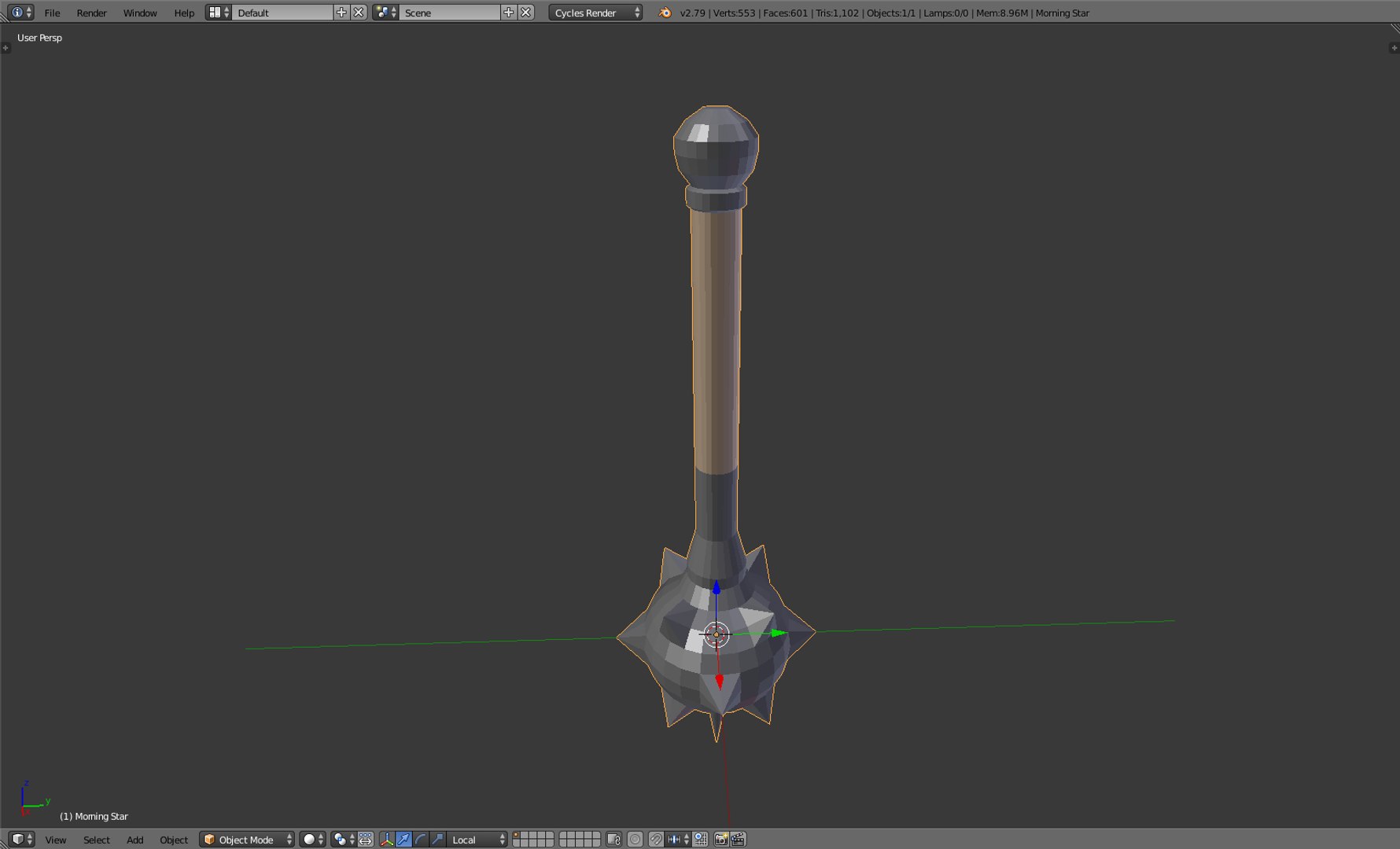 Kit 6 maces 3D model - TurboSquid 1264678