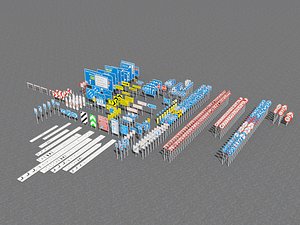 3dsmax dutch traffic signs european