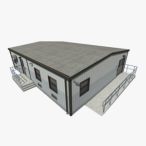 3d model security booth