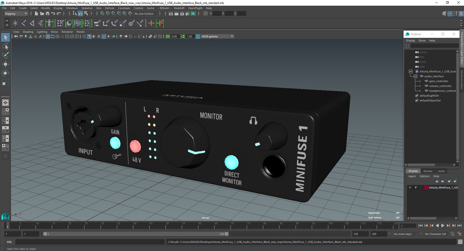 3D model Arturia MiniFuse 1 USB Audio Interface Black https://p.turbosquid.com/ts-thumb/v6/l5OjQG/8L/arturiaminifuse1usbaudiointerfaceblack3dmodel048/jpg/1693950728/1920x1080/fit_q87/3ae592575ffa84d8f7776e33135e9634b4030edd/arturiaminifuse1usbaudiointerfaceblack3dmodel048.jpg