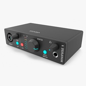 Arturia MiniFuse 1 USB Audio Interface Black
