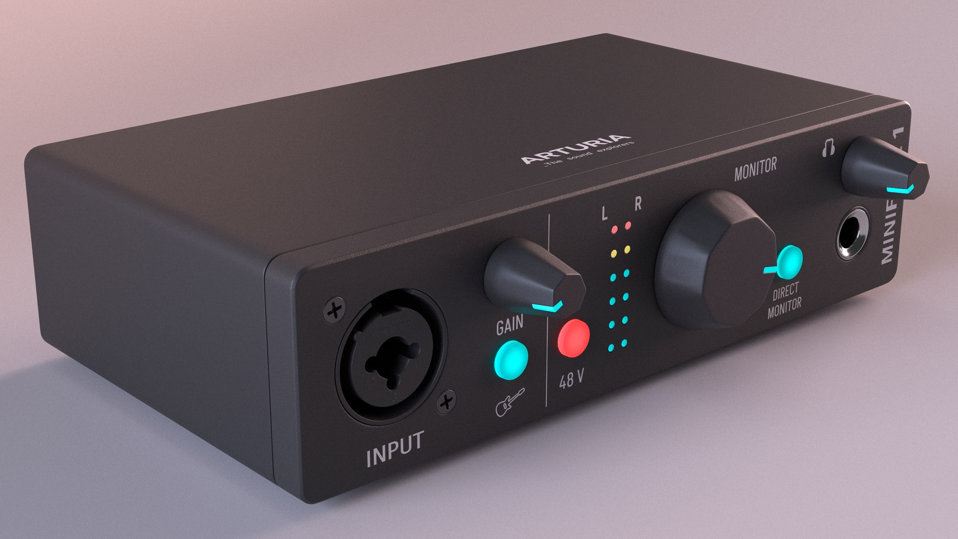 3D model Arturia MiniFuse 1 USB Audio Interface Black https://p.turbosquid.com/ts-thumb/v6/l5OjQG/dZ/arturiaminifuse1usbaudiointerfaceblack3dmodel004/jpg/1693950576/1920x1080/fit_q87/e0cc3fa10339f64d0b6898cf7eca4dfe1713940f/arturiaminifuse1usbaudiointerfaceblack3dmodel004.jpg