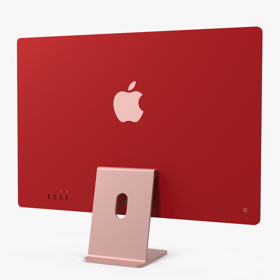 Apple iMac 2021 ー ピンク 3D Model Apple IMac 2021 Pink - TurboSquid 1756012