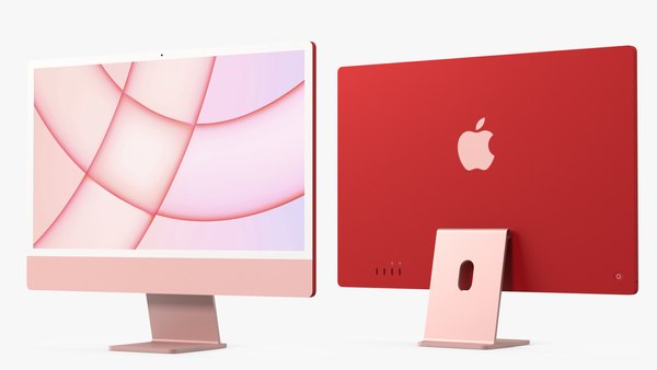 3D model Apple iMac 2021 Pink - TurboSquid 1756012