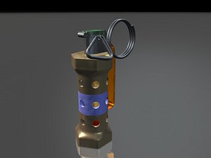cinema4d m84 stun grenade