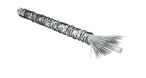 3D hair medulla cortex