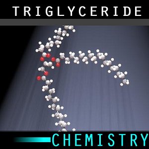 3d model molecule triglyceride
