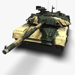 t-84 oplot tank 3d model