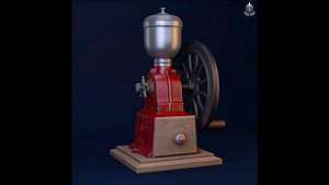 3D Elma Coffee Grinder model