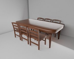 Dining table 3D model