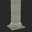 Ionic Column Greco Roman 3 3D Model