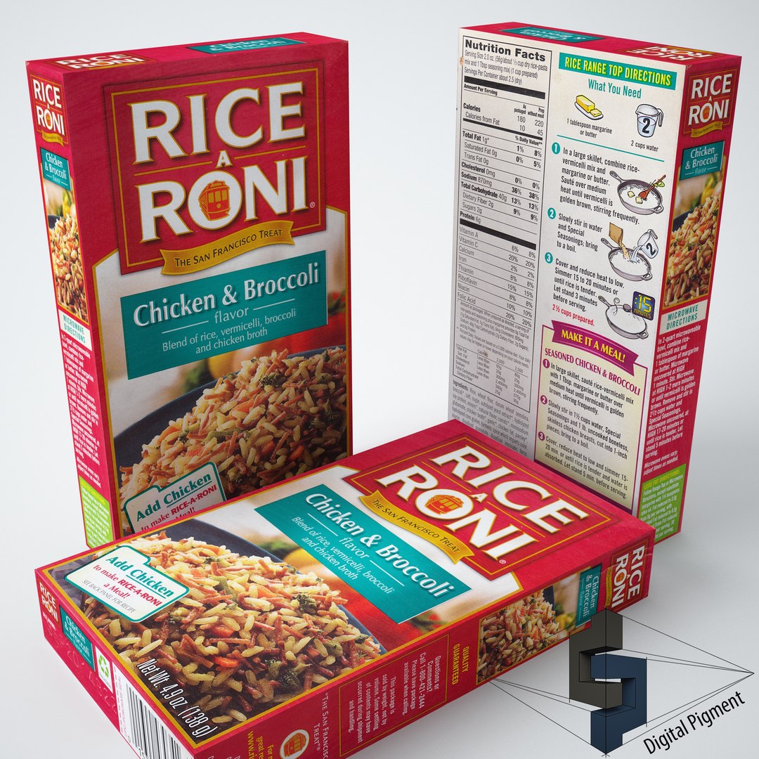 Rice Roni Chicken Broccoli 3d 3ds