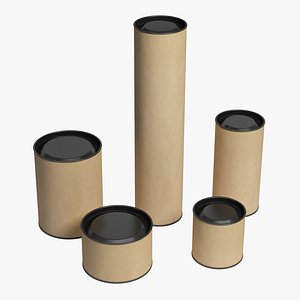 3D packaging tubes set