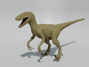 3D model Velociraptor - Game Ready
