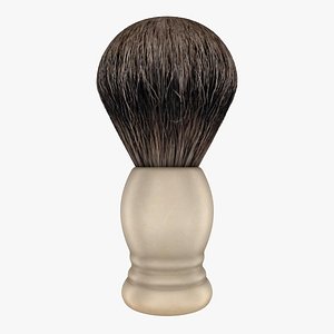 shaving brush 3D