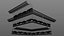 patterned cornices 3D model