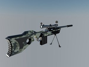 rifle gun 3d 3ds
