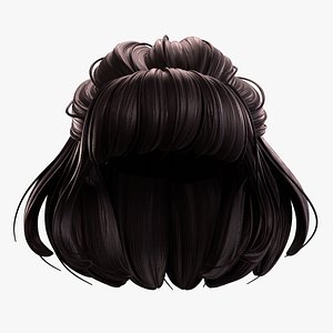 Cabelo Feminino - 013 Modelo 3D - TurboSquid 1772725