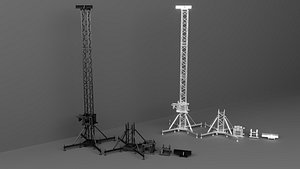Detailed Concert Truss Leg 3D model