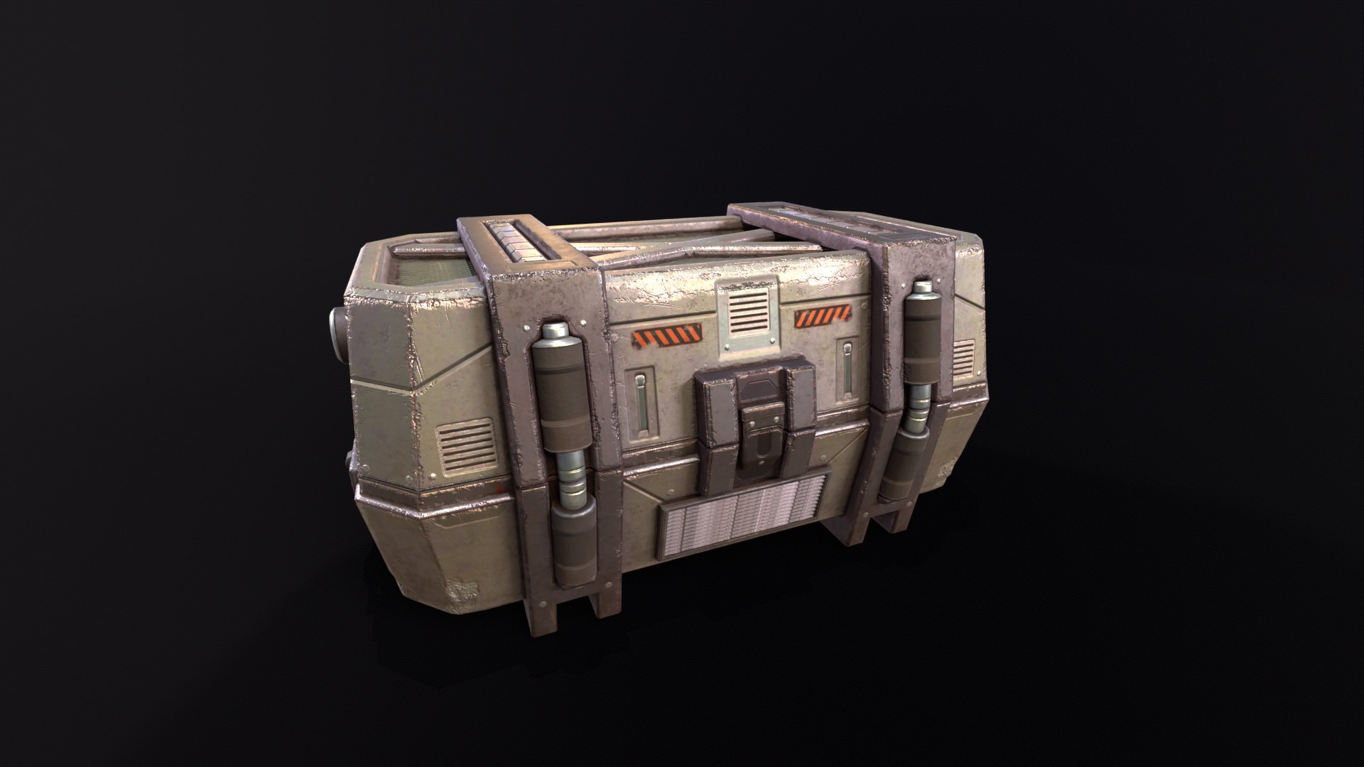 modelo 3d Caja de ciencia ficción - TurboSquid 2207249