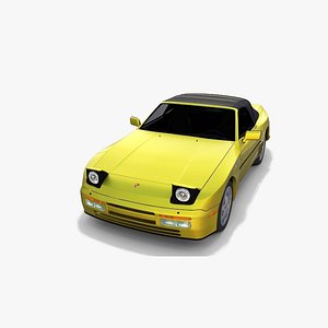 Porsche 944 Cabriolet with Interior rev