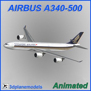 Airbus A340-500 Singapore Airlines