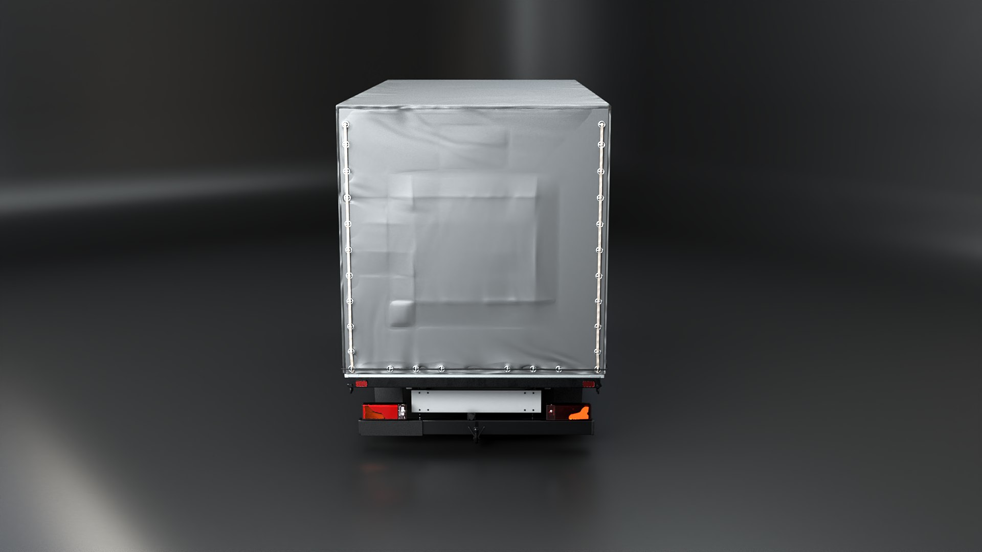 3D Curtain Side Tautliner Van Structure 3D Model PBR Textures ...