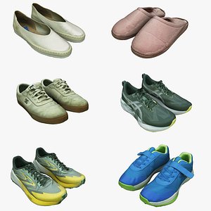 Shoes mixed collection 62 3D model