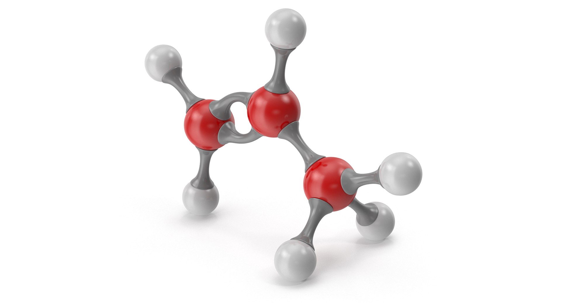 3D Propene Molecular - TurboSquid 1278497