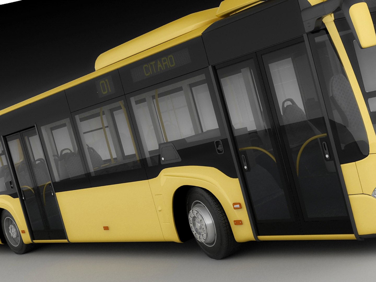 Materials Bus 3d Model