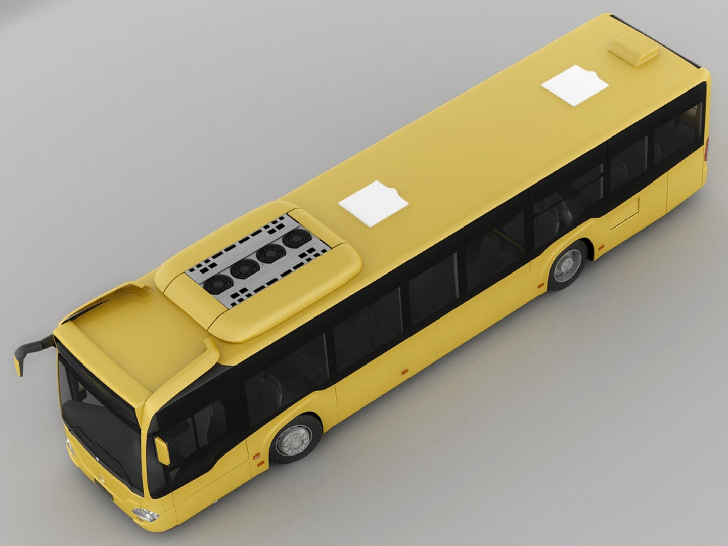 Materials Bus 3d Model