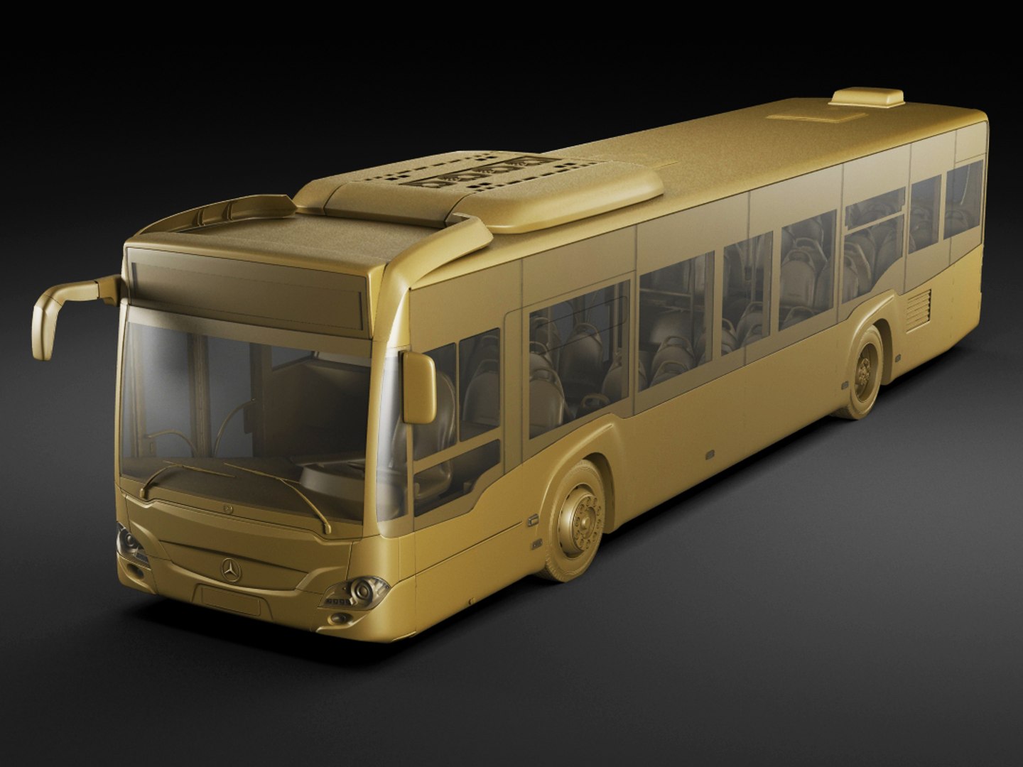 Materials Bus 3d Model