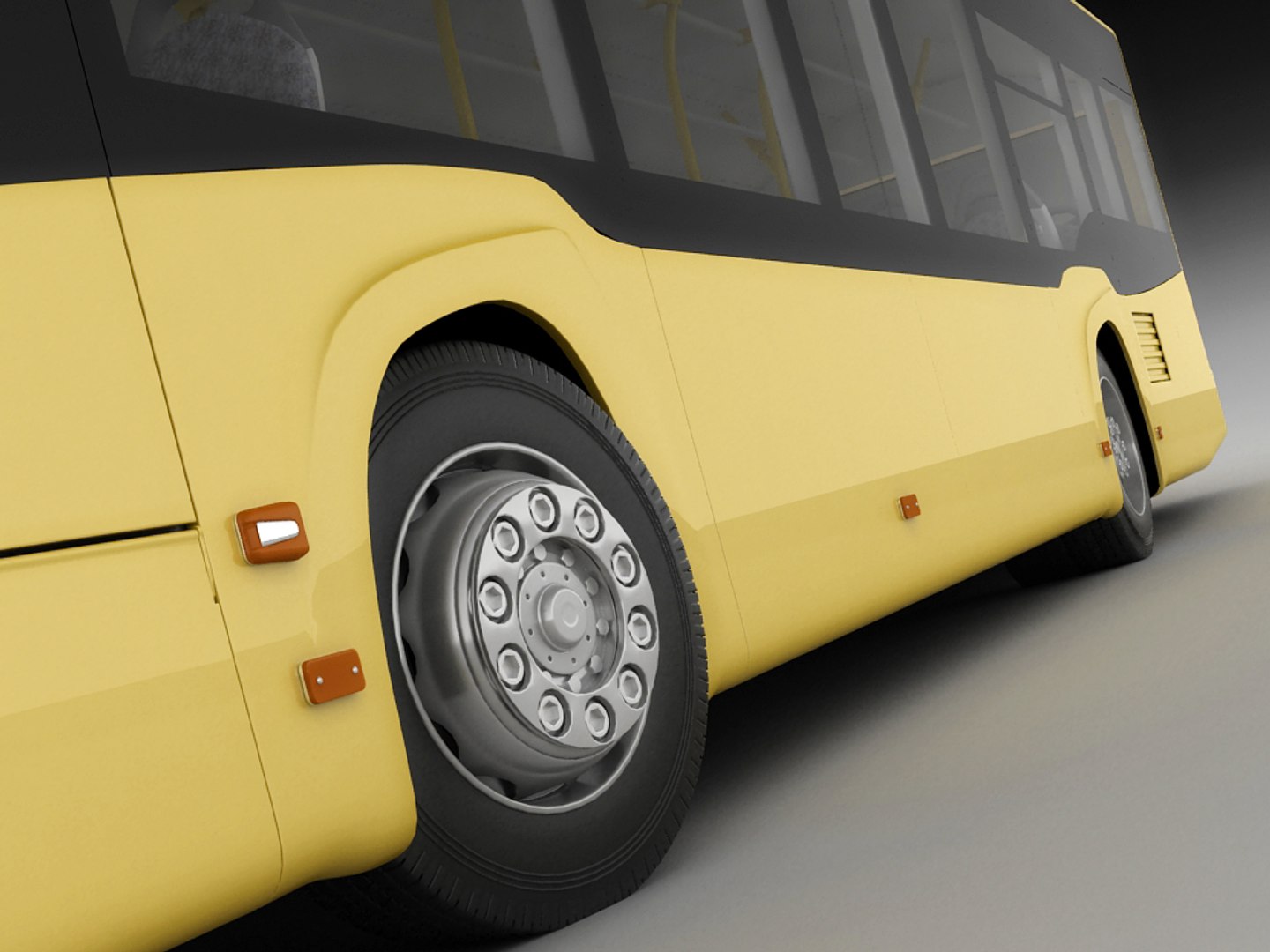 Materials Bus 3d Model