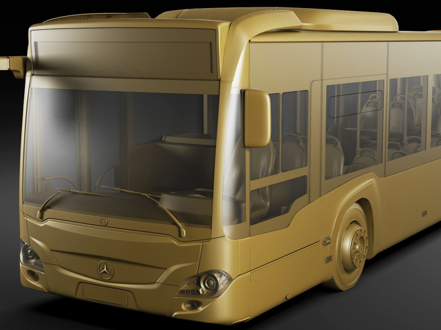Materials Bus 3d Model