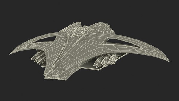 modelo 3d Nave espacial futurista de combate espacial Gris - TurboSquid ...