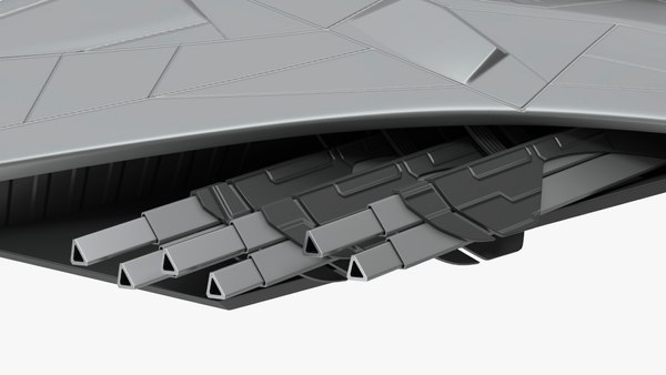 modelo 3d Nave espacial futurista de combate espacial Gris - TurboSquid ...