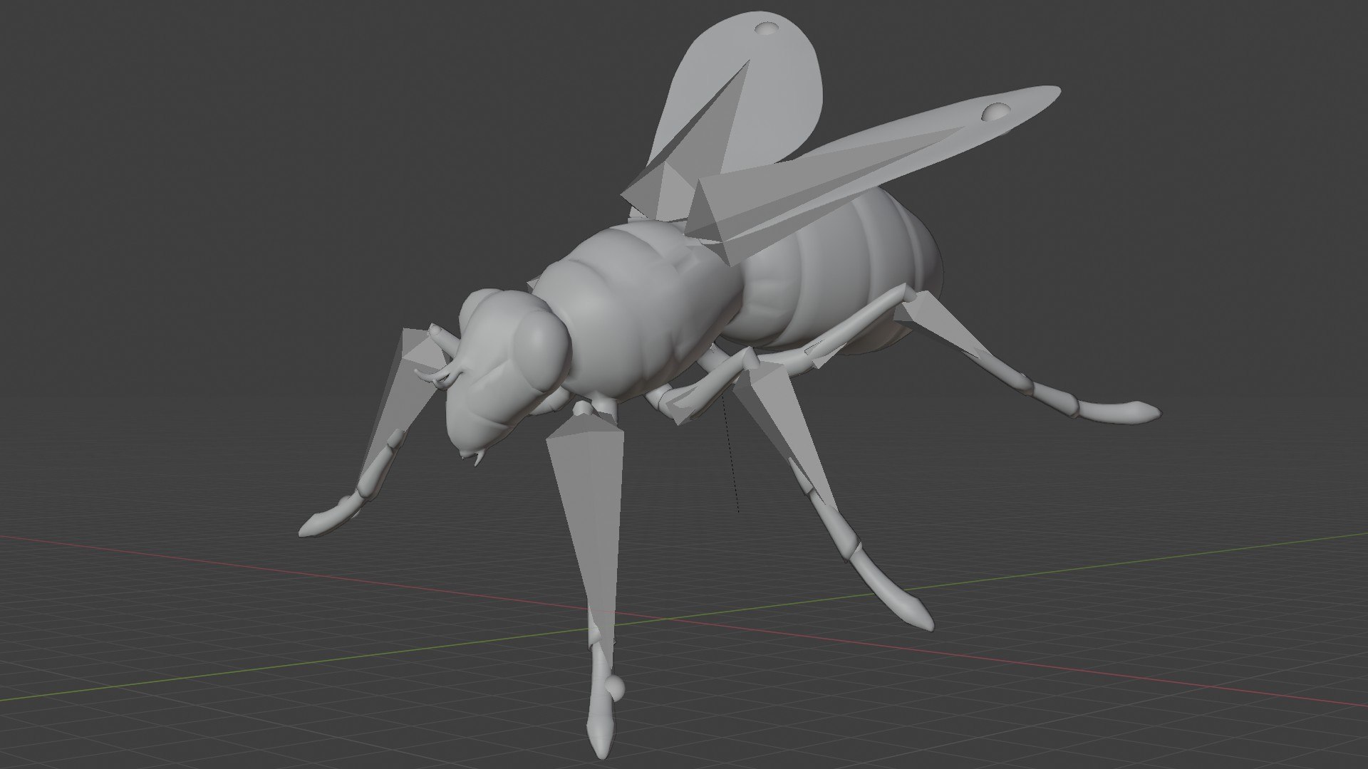 3D Housefly Insect Rigged - TurboSquid 1667418
