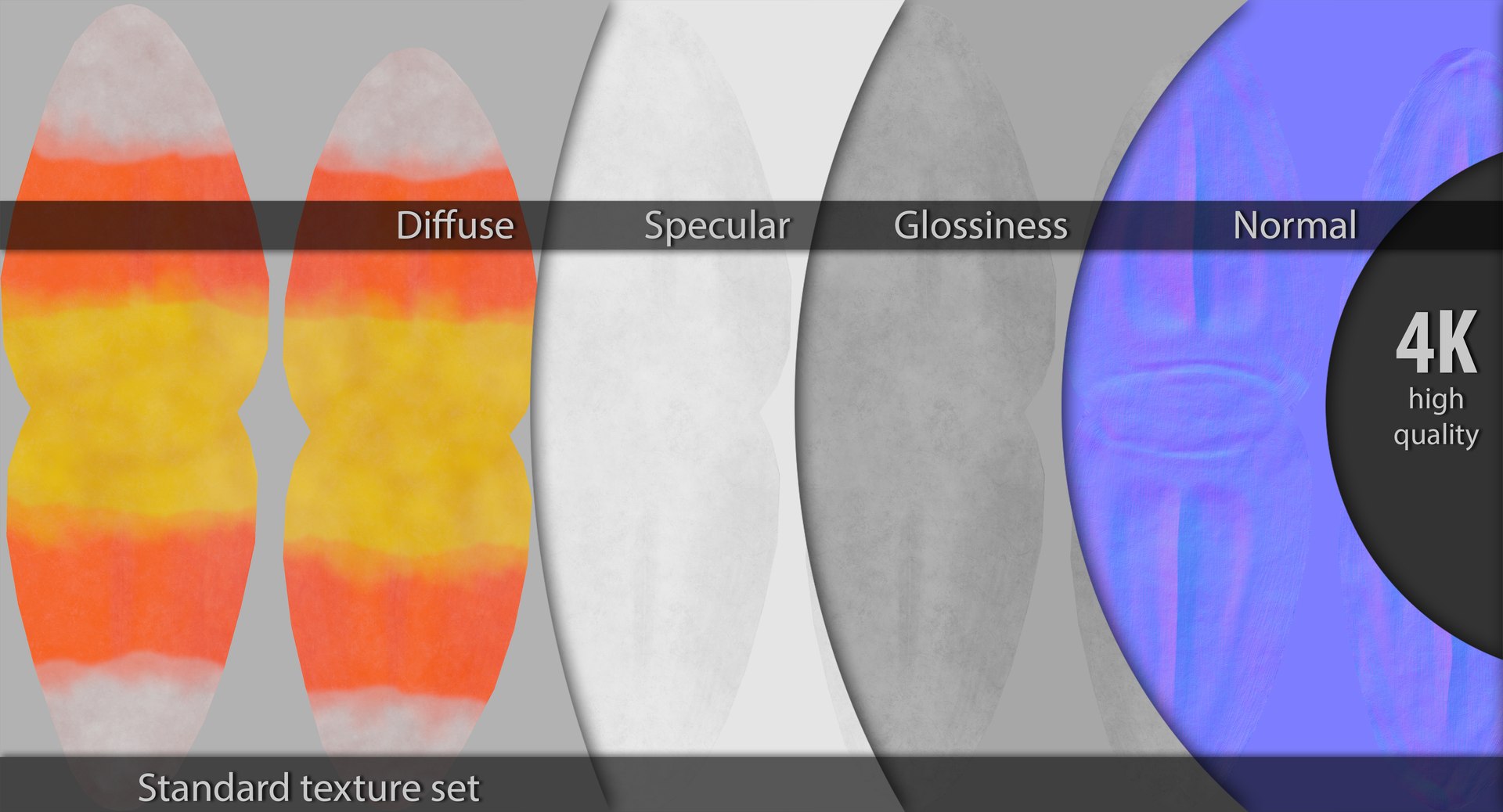 3D Candy Corn 4 Model - TurboSquid 1334120
