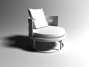 rounded armchair max free