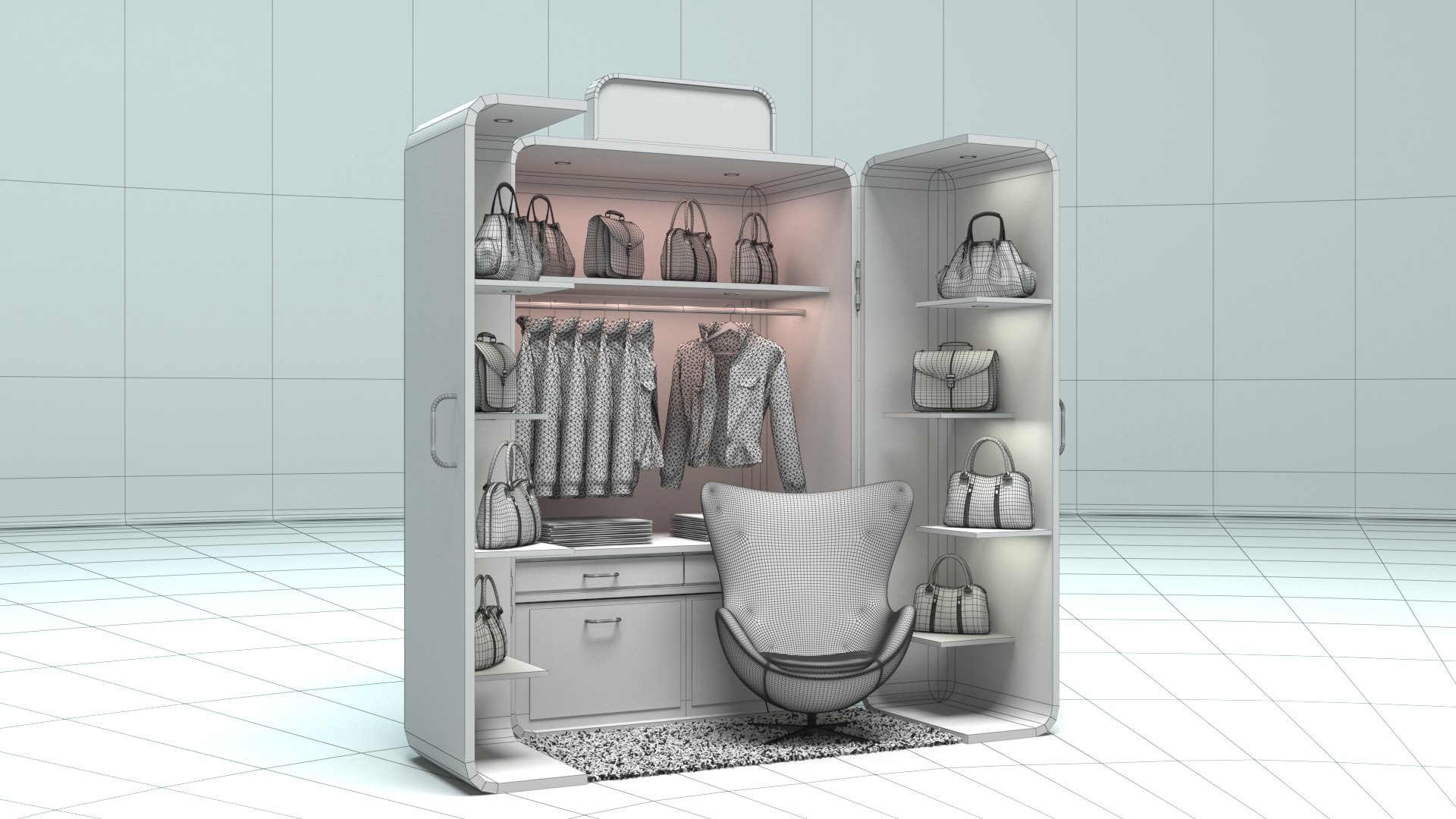 Cloth Store 3D Model - TurboSquid 2174398