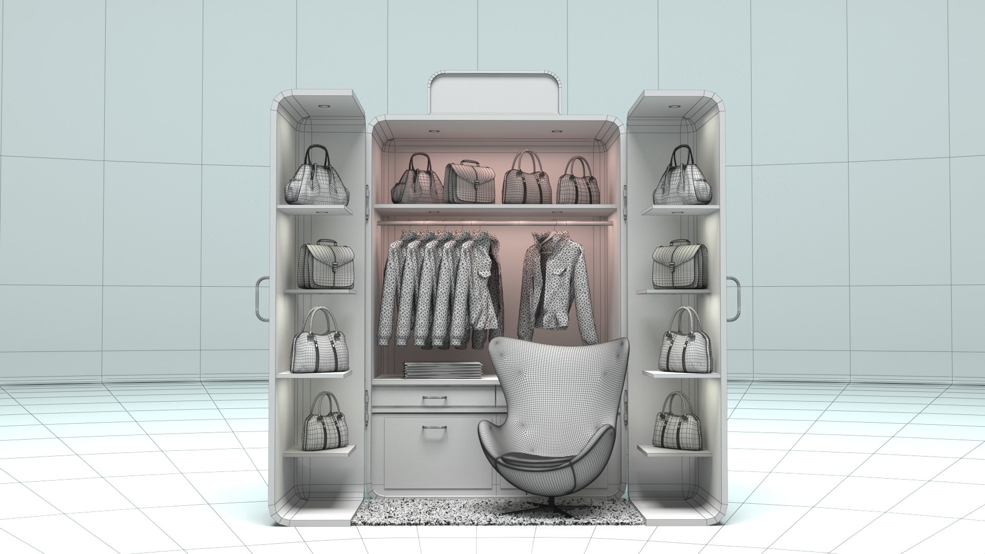 Cloth Store 3D Model - TurboSquid 2174398