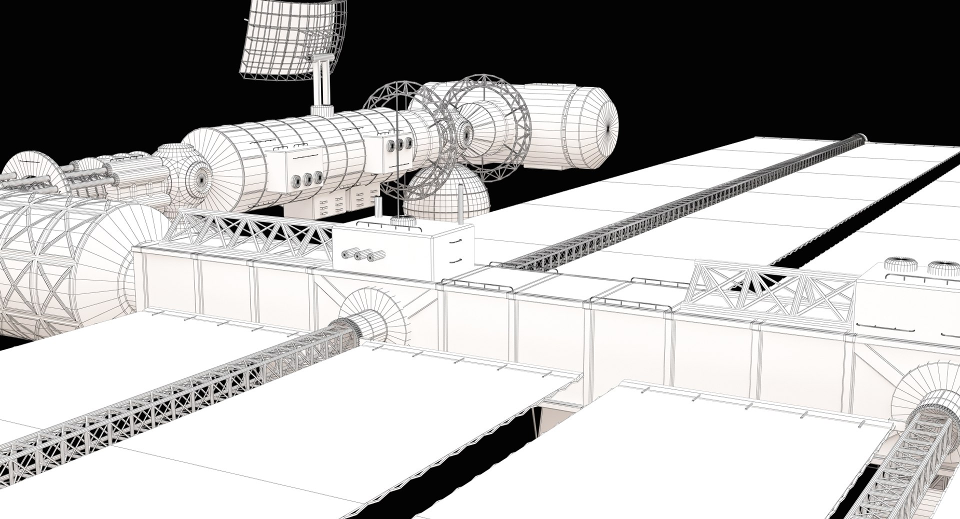 Sci Fi Space Station 3D - TurboSquid 1281350