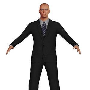 3D adult man suit