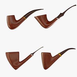 Smoking Pipes Collection 3D model