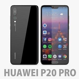 huawei pro p 3D model