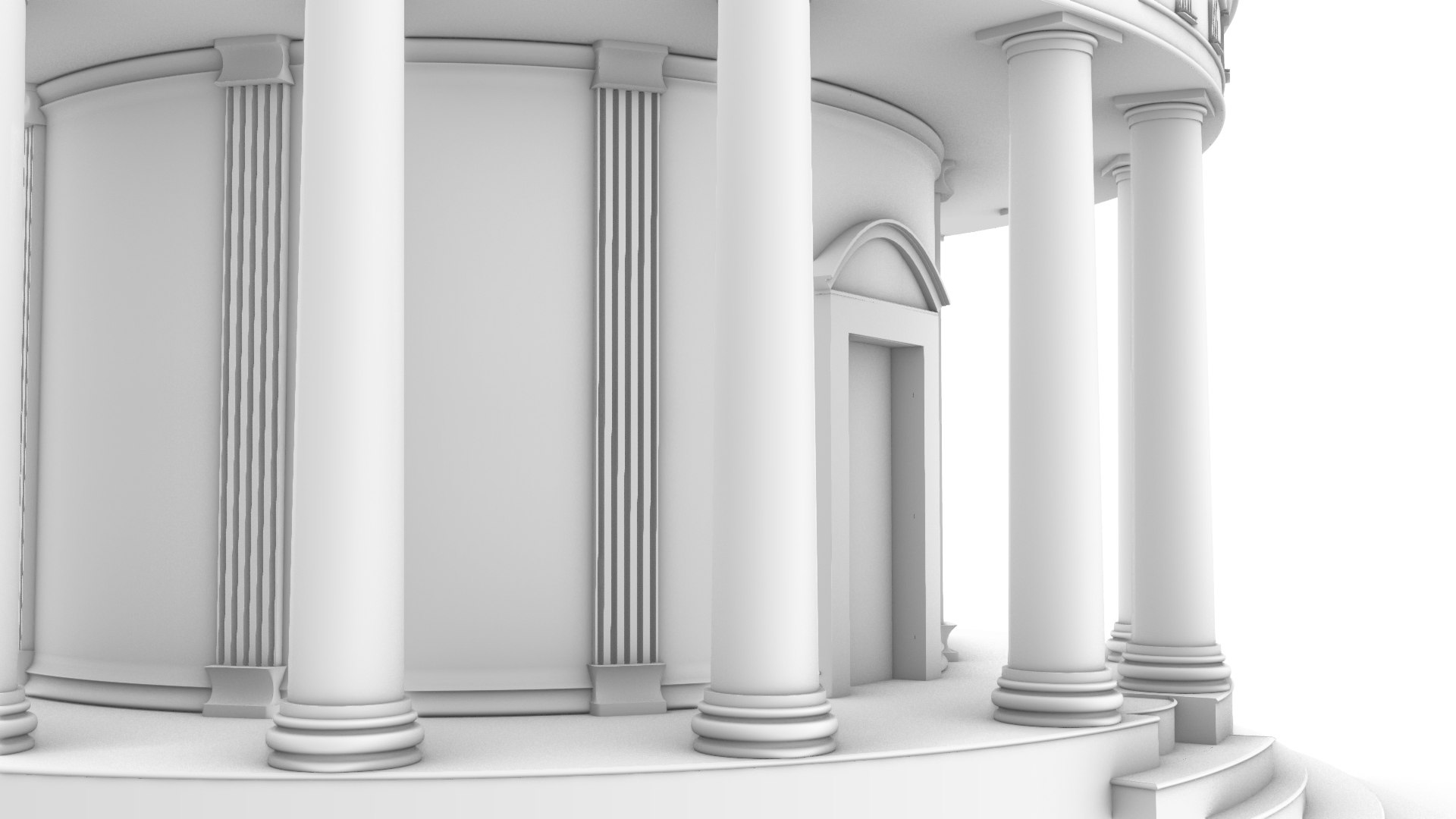 Renaissance Church-Chapel Bramante 3dm Model - TurboSquid 2408533